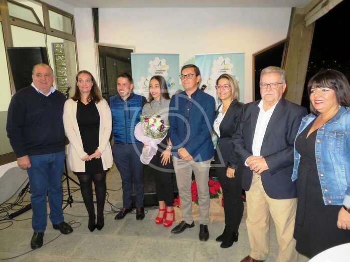 Momento del acto de esta noche en el Restaurante Bistro Melenara (Foto Antonio Alí)